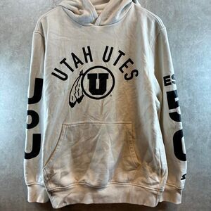 Starter Men's White and Cream Hoodie